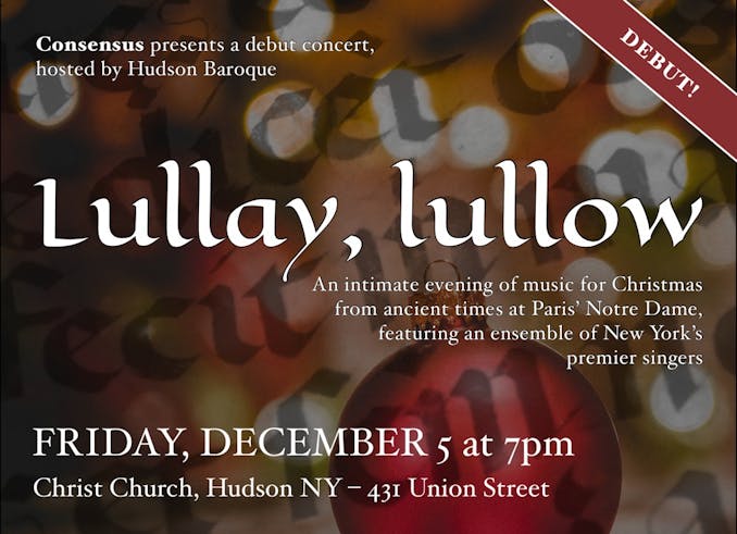 Consensus Concert Series cover photo