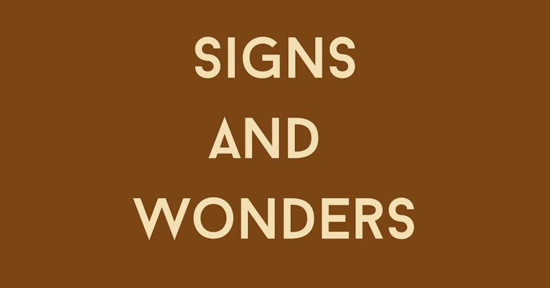 Signs and Wonders cover photo